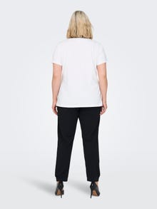 ONLY Regular fit O-hals T-shirts -Bright White - 15284785