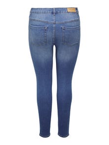ONLY Skinny Fit High waist Jeans -Light Medium Blue Denim - 15284787