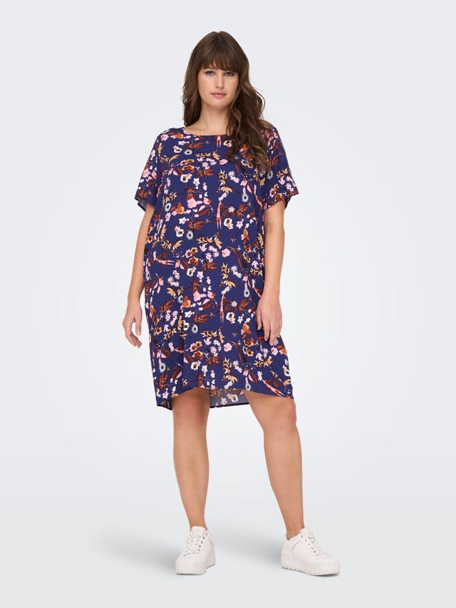 ONLY Robe courte Loose Fit Col bateau - 15284809