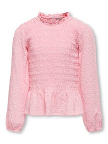 ONLY Regular Fit Shirt collar Top -Tickled Pink - 15284835