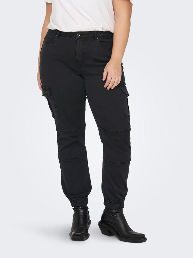 ONLY CARMISSOURI REGular waist ANKLE CARGO Jeans - 15284846