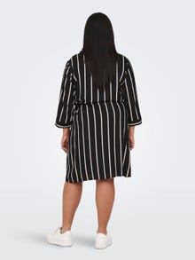 ONLY Normal passform Skjortkrage Kort klänning -Black - 15284894