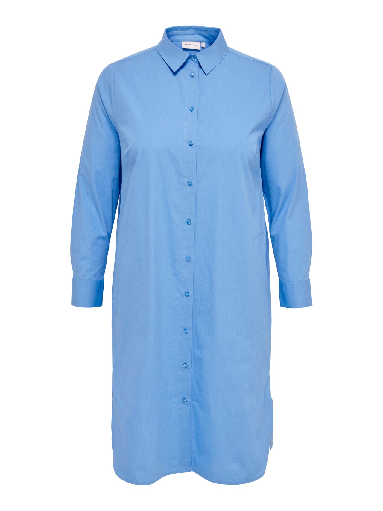 ONLY Vestido largo Corte regular Cuello de camisa -Provence - 15284962