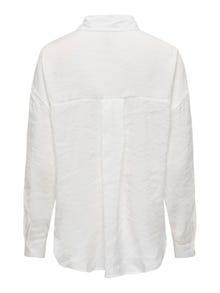 ONLY Volume Fit Shirt collar Dropped shoulders Shirt -Cloud Dancer - 15284994