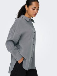 ONLY Volume Fit Shirt collar Dropped shoulders Shirt -Plum Kitten - 15284994