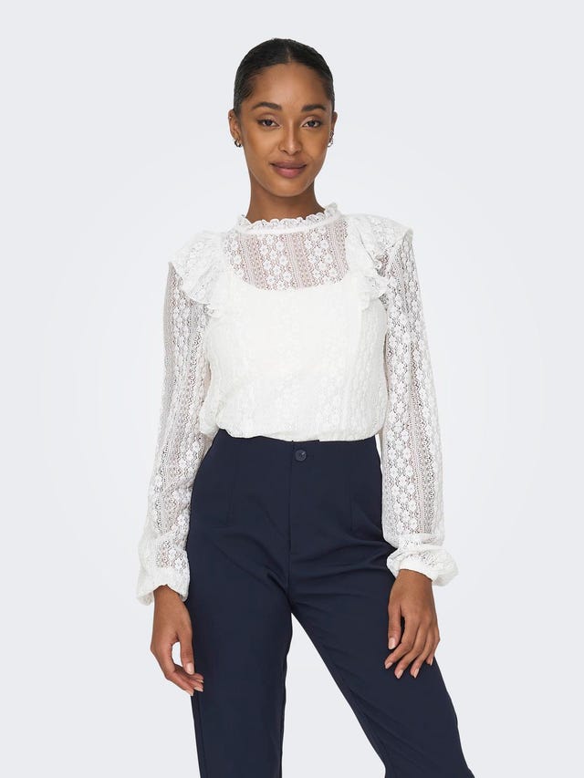 ONLY Regular Fit Lace Top - 15284999