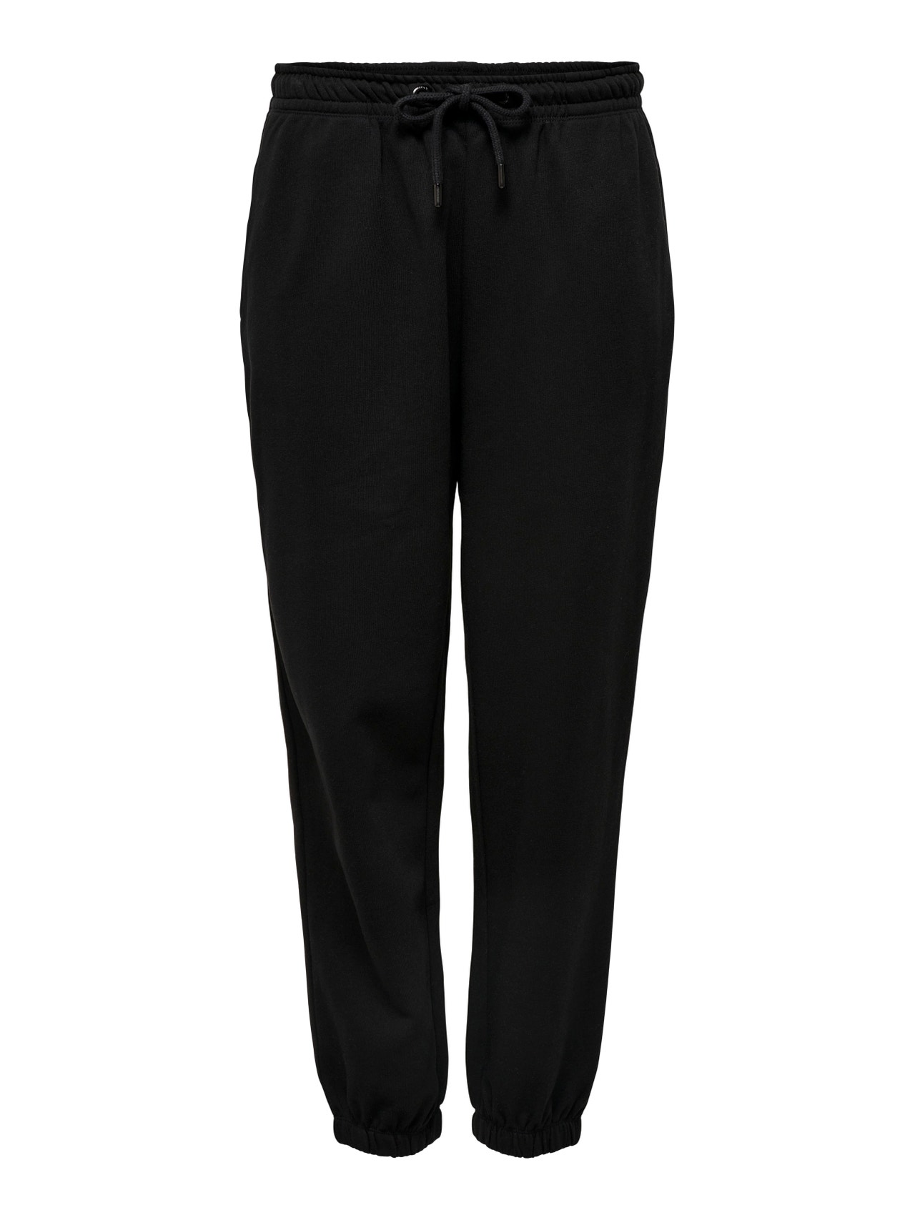 ONLY Regular Fit Elasticated hems Petite Trousers -Black - 15285026