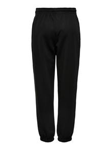 ONLY Pantalones Corte regular Detalle elástico Petite -Black - 15285026