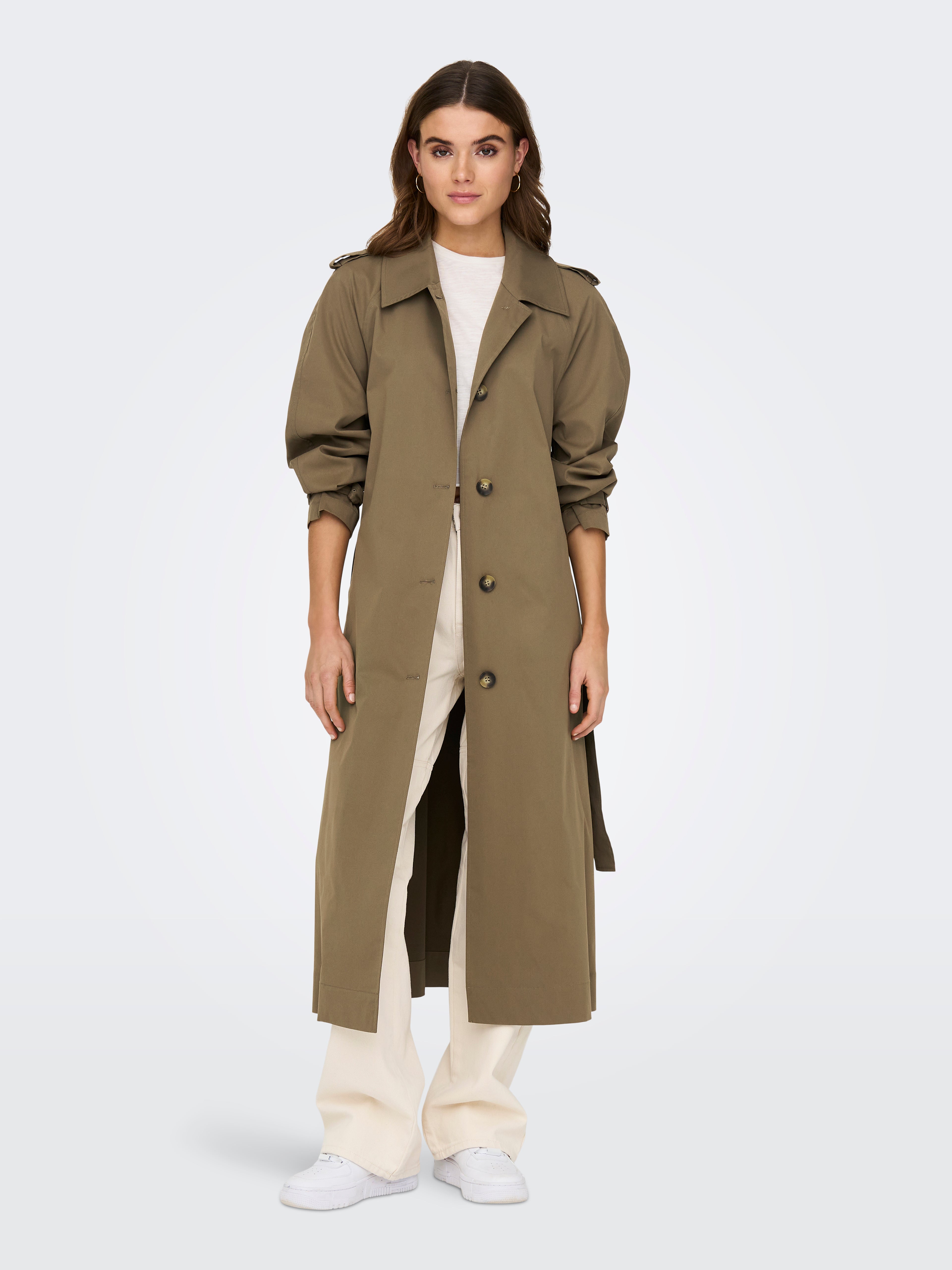 Trenchcoat long clearance