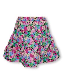 ONLY Flower Skirt -Black - 15285237