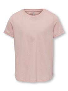 ONLY O-neck t-shirt -Rose Smoke - 15285374