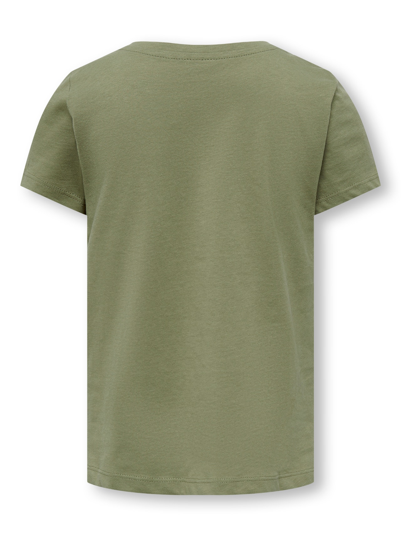ONLY Krój volume Okragly dekolt T-shirt -Aloe - 15285374
