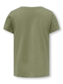 ONLY Volumiger Fit Rundhals T-Shirt -Aloe - 15285374