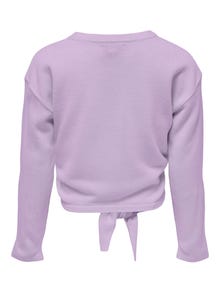 ONLY Regular Fit Round Neck Pullover -Purple Rose - 15285453
