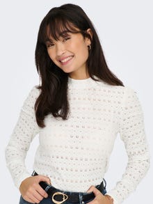 ONLY Puff Sleeves Top -Cloud Dancer - 15285484