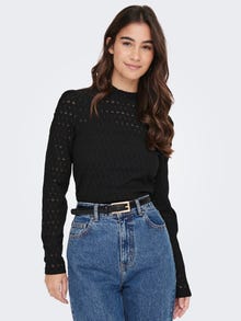 ONLY Puff Sleeves Top -Black - 15285484