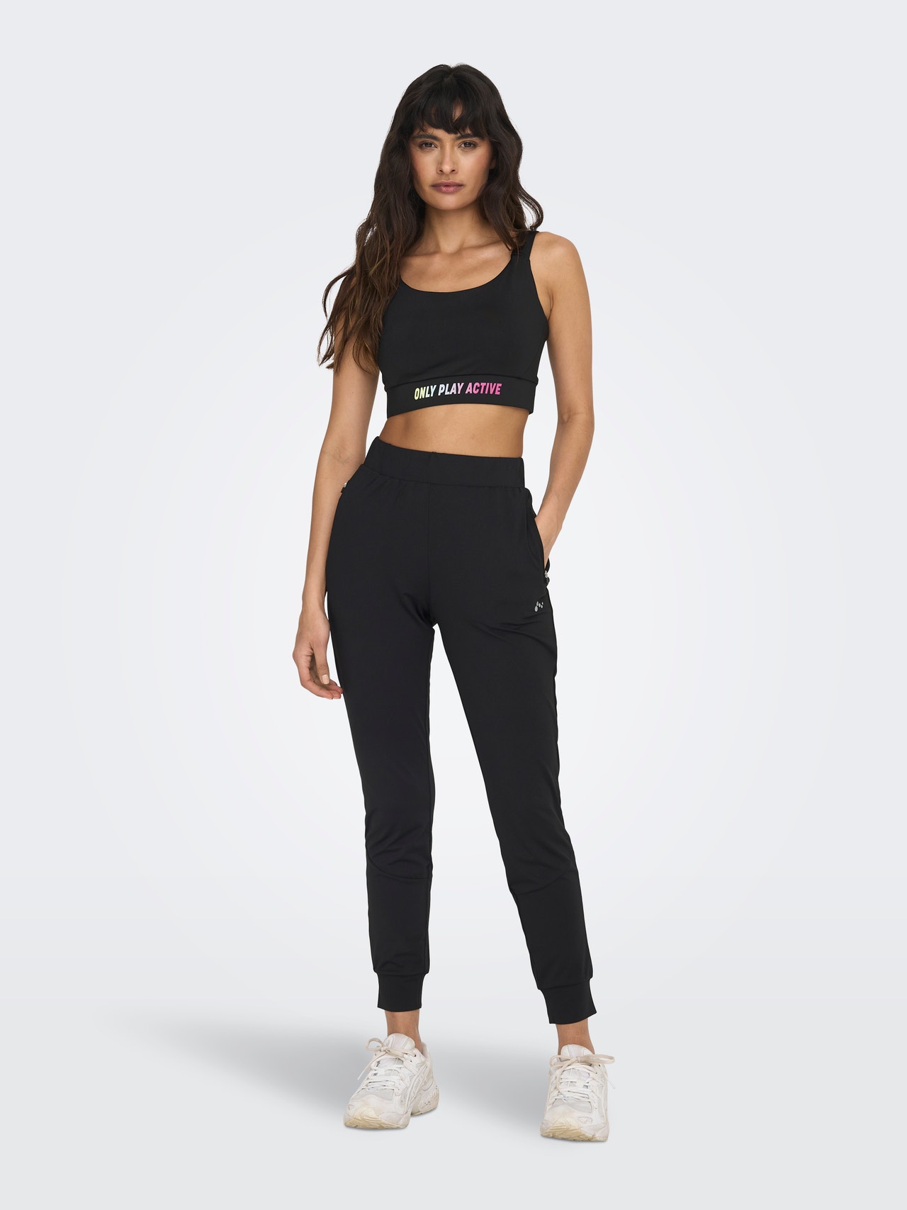 JMP Women's Casual Cotton Slim Fit Joggers Track Pants (Black,28