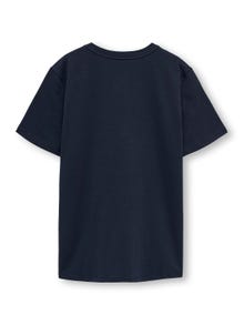ONLY Boxy fit O-pääntie T-paidat -Navy Blazer - 15285680