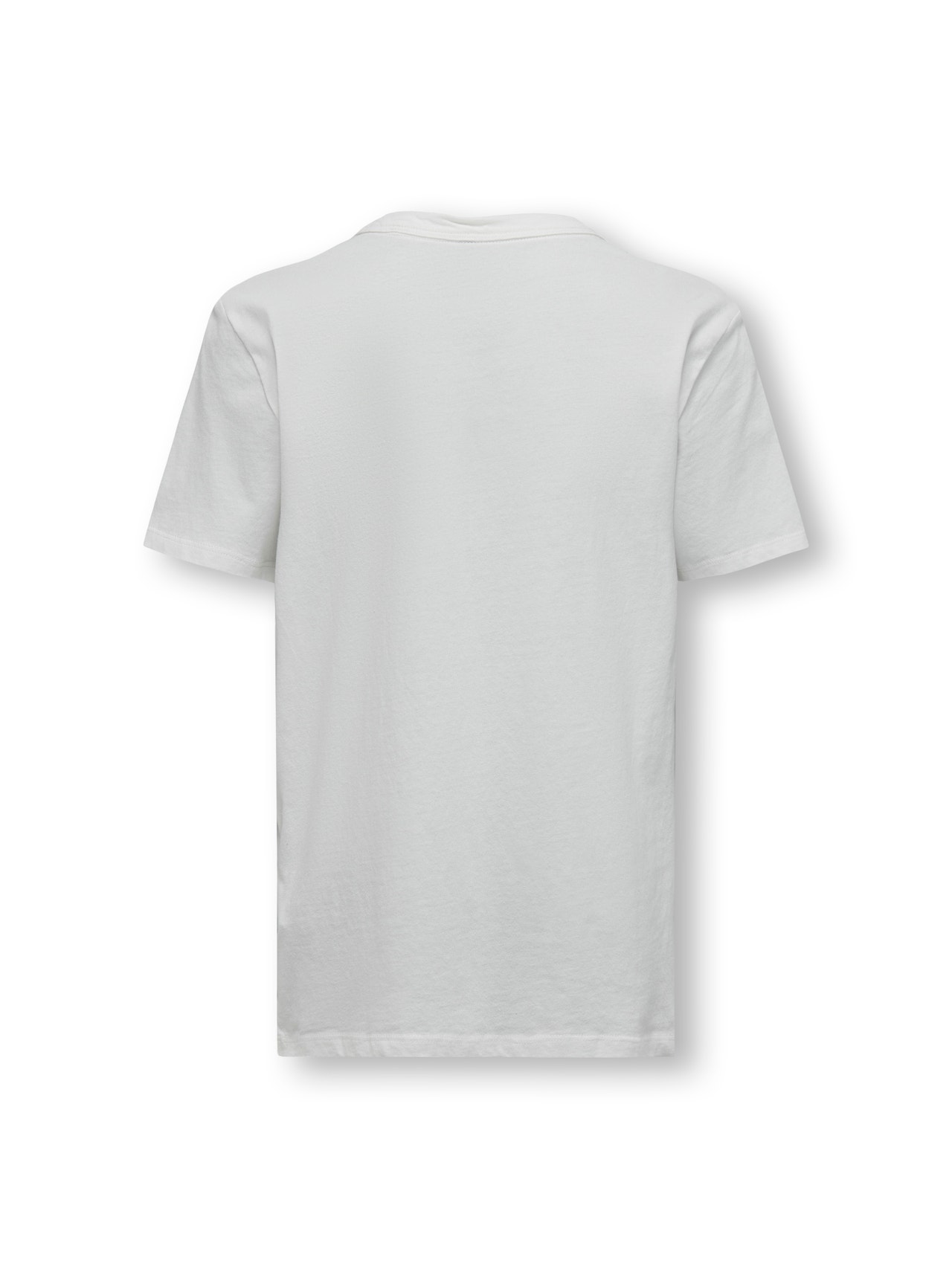 ONLY Regular Fit Round Neck T-Shirt -Cloud Dancer - 15285681