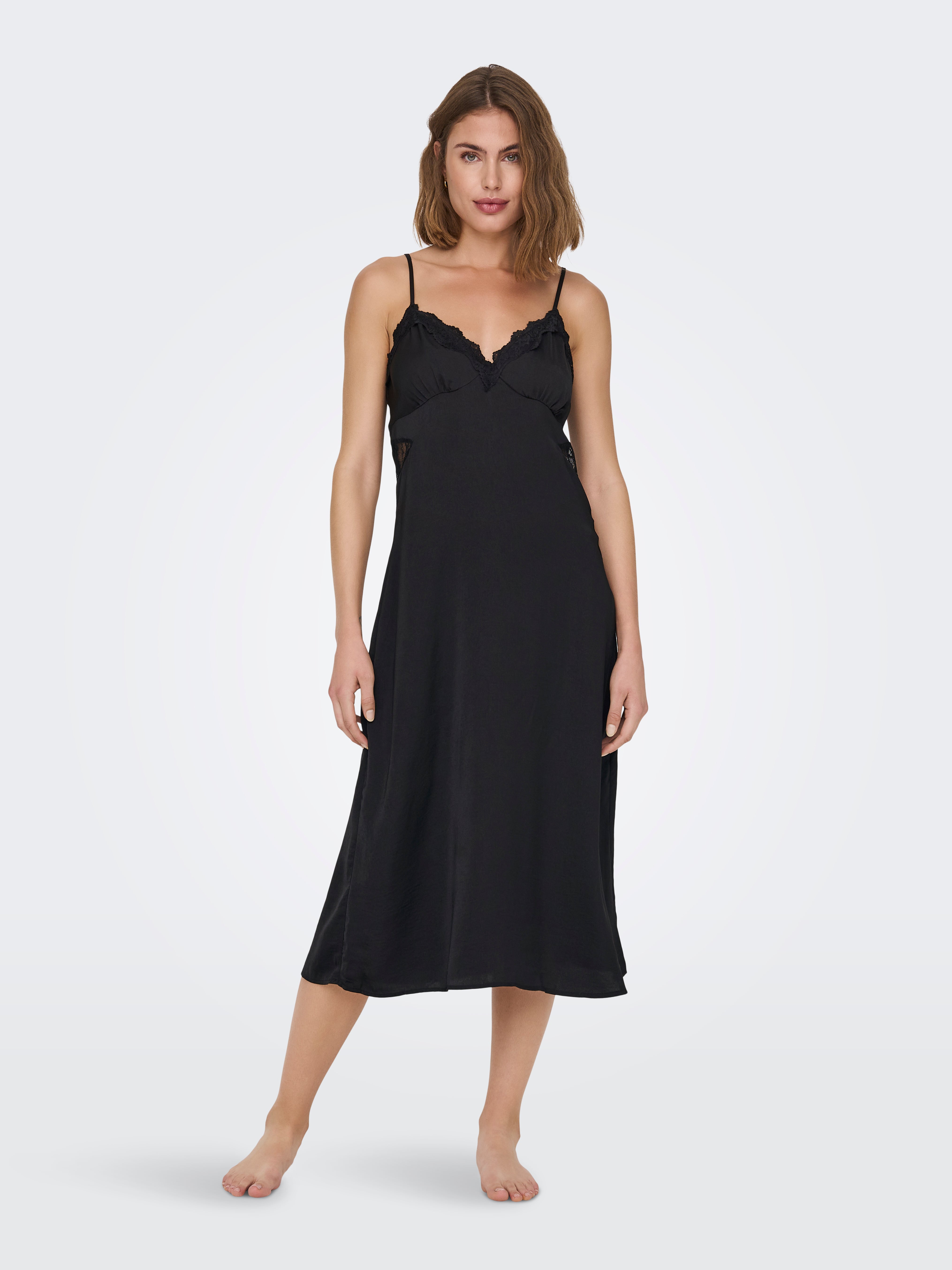 Black nightgown deals