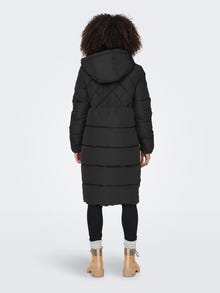 ONLY Mama quilted hood Coat -Black - 15285887