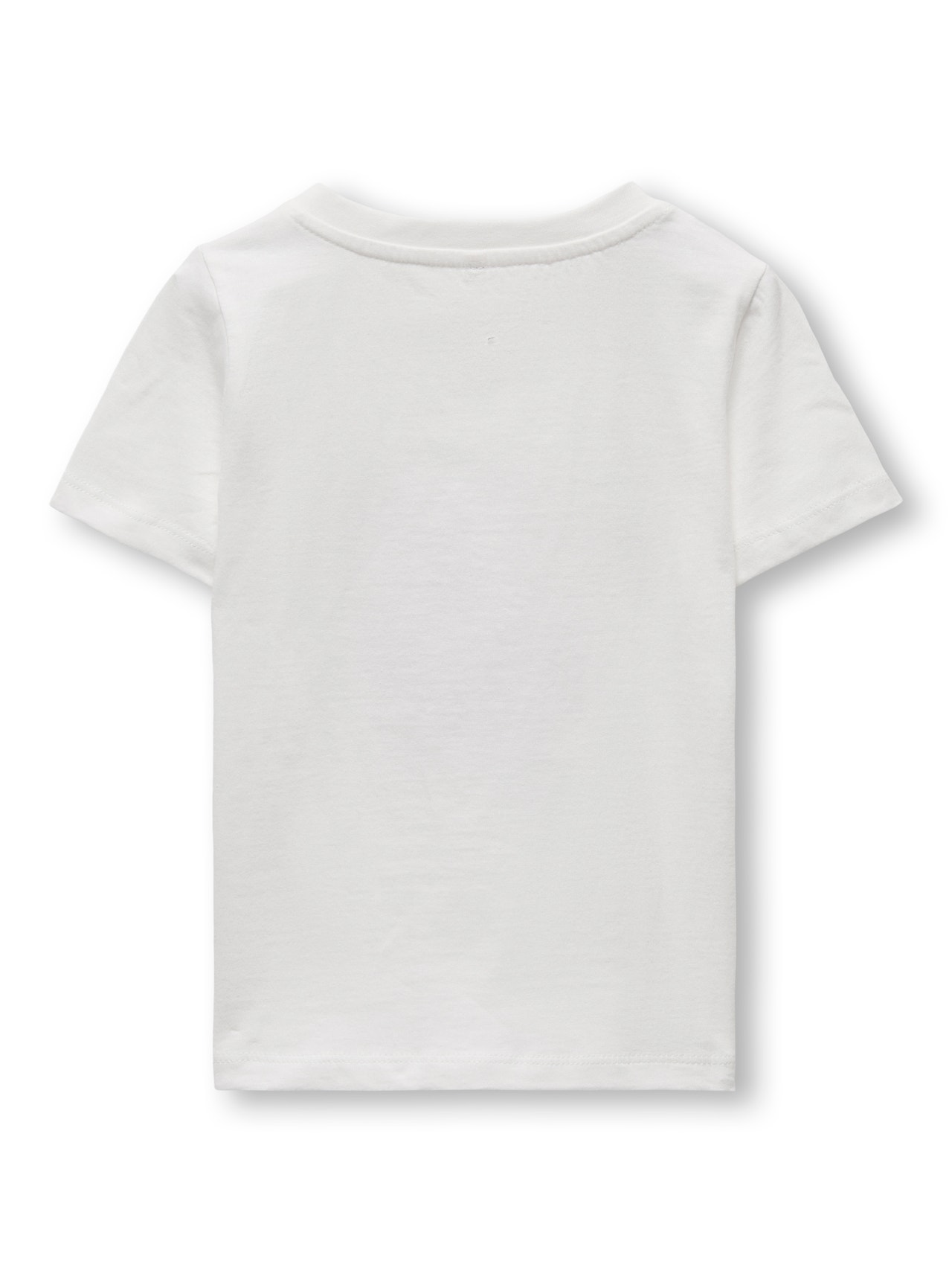 ONLY Mini paillet t-shirt -Cloud Dancer - 15285948