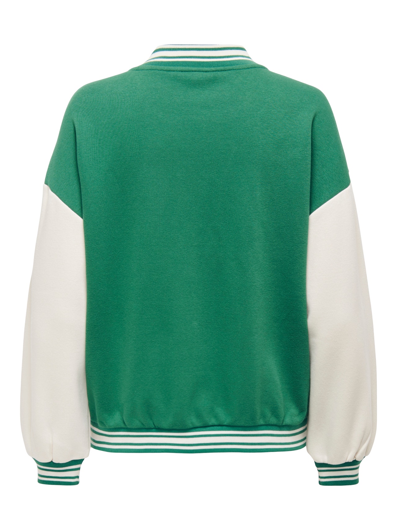 ONLY Sweat-shirts Regular Fit Sweat à capuche Poignets ou bas élastiqués Épaules tombantes -Green Jacket - 15285963