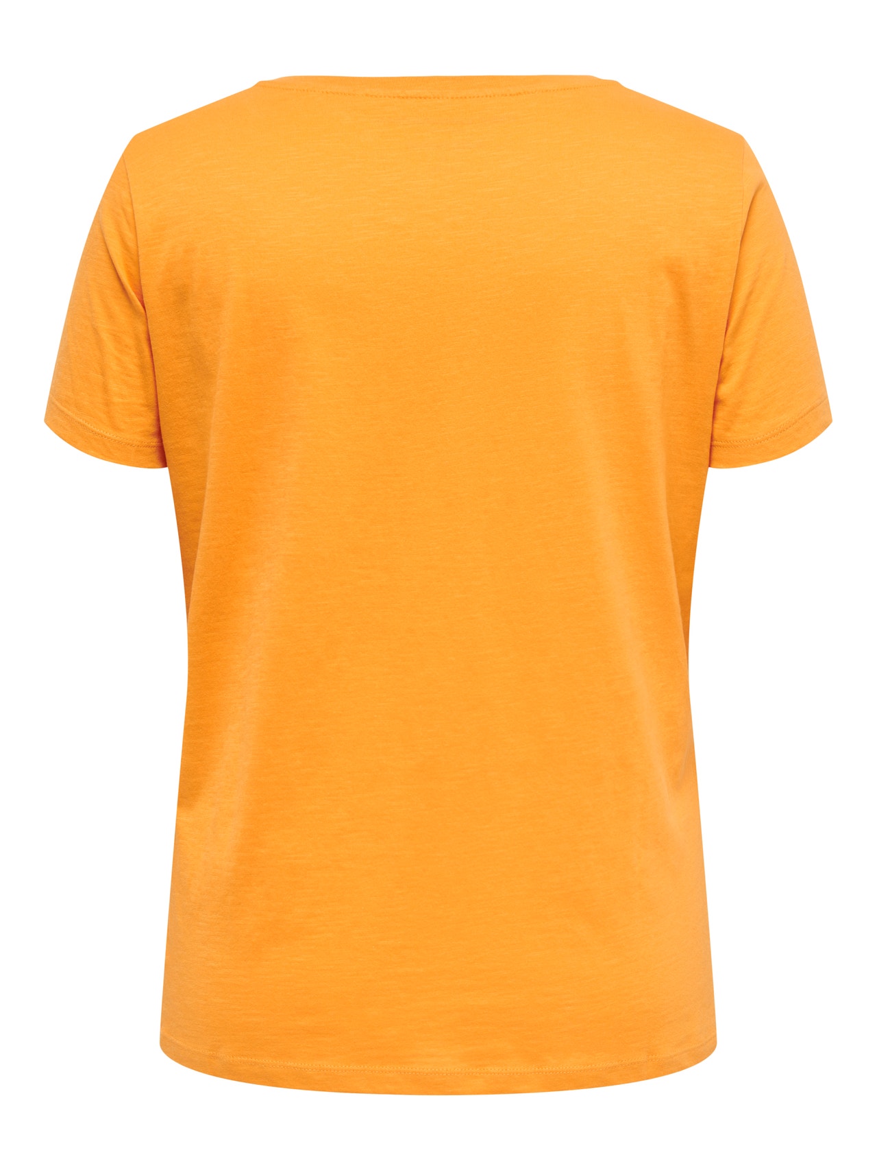 ONLY Normal geschnitten V-Ausschnitt T-Shirt -Apricot - 15285965