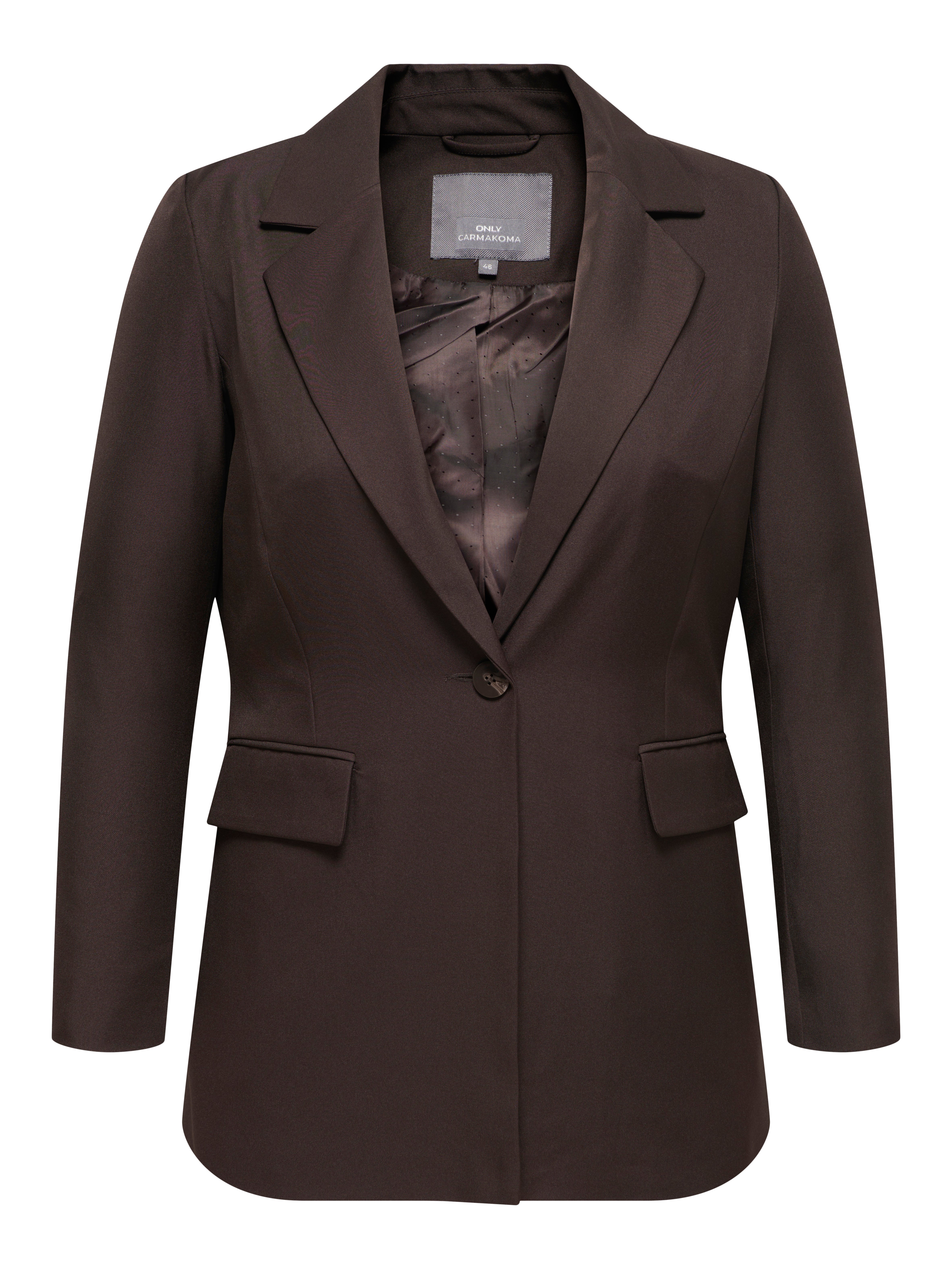 ONLY Carmakoma CARELLY 3/4 LIFE TLR - Blazer - rose brown/lila ONLY Carmakoma CARELLY 3/4 LIFE TLR - Blazer - rose brown/lila