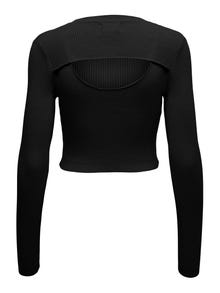 ONLY Pull-overs Col rond -Black - 15285994