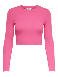 ONLY O-hals Pullover -Carmine Rose - 15285994