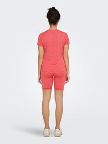 ONLY Camisetas Corte regular Cuello redondo -Sun Kissed Coral - 15285999