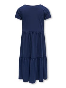 ONLY Regular Fit Round Neck Long dress -Naval Academy - 15286029