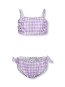 ONLY Low waist Thin straps Swimwear -Purple Rose - 15286038