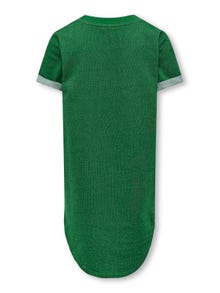 ONLY mini o-hals kjole -Olive Green - 15286042