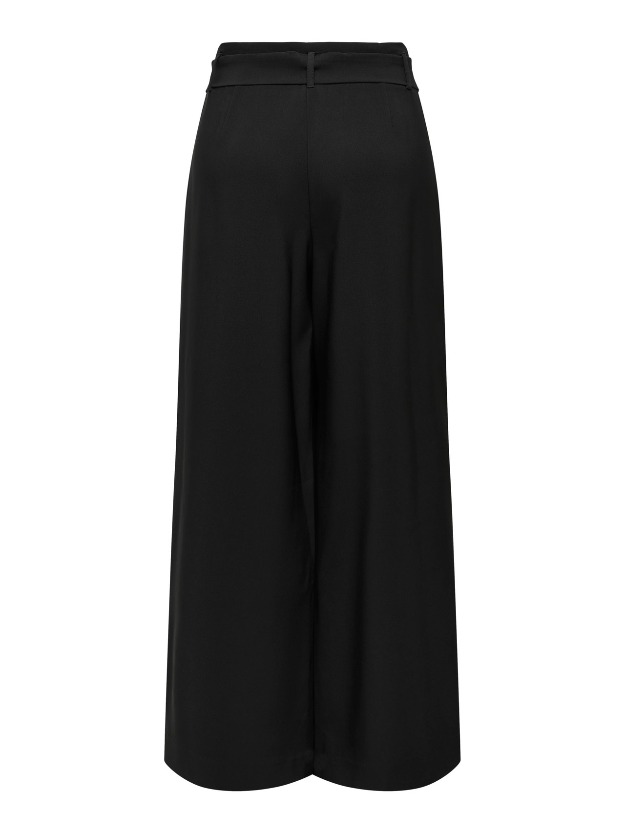 ONLY Regular Fit Mid waist Trousers -Black - 15286399