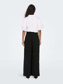 ONLY Regular Fit Mid waist Trousers -Black - 15286399