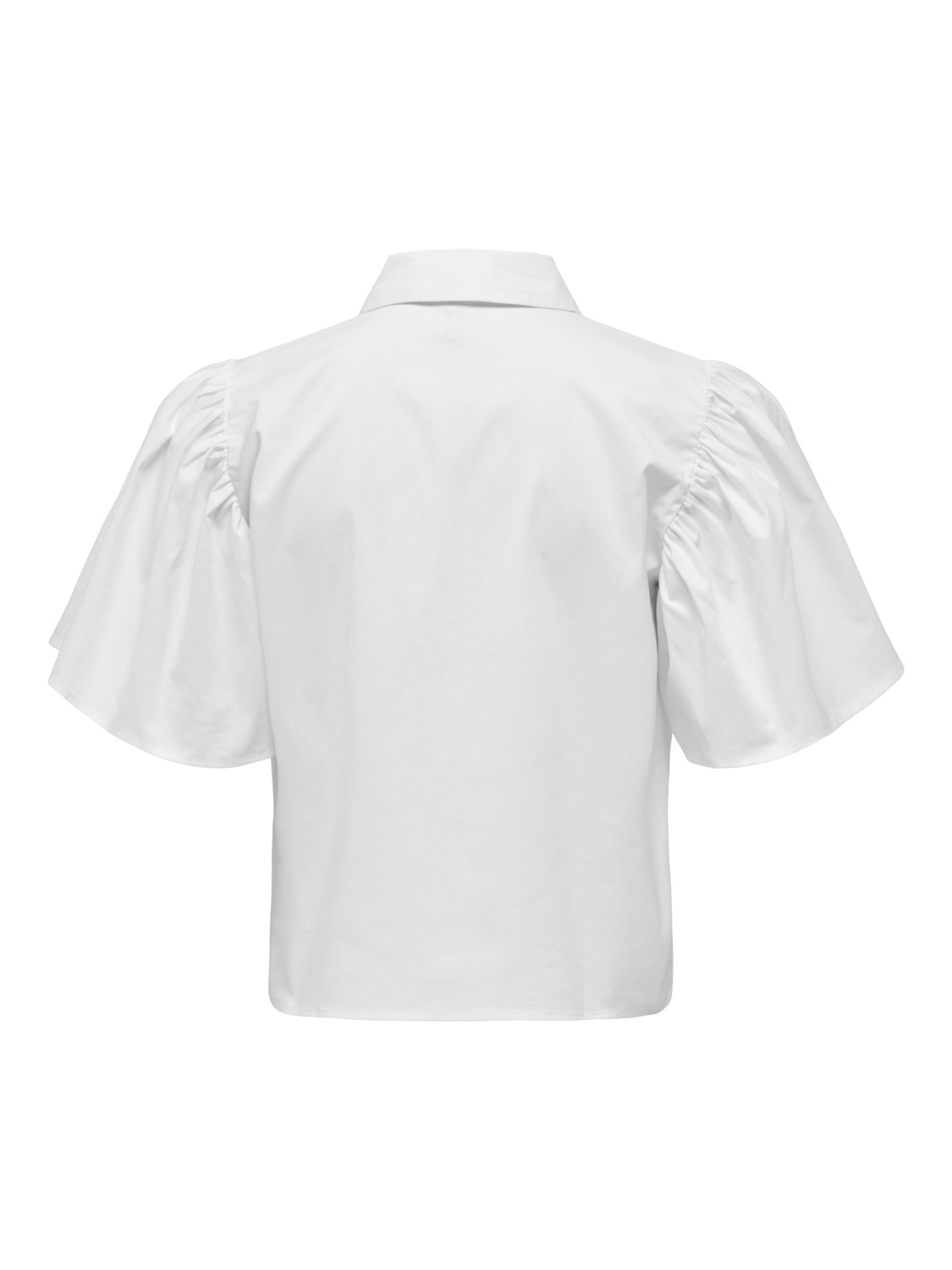 ONLY Regular Fit Shirt collar Volume sleeves Shirt -White - 15286420
