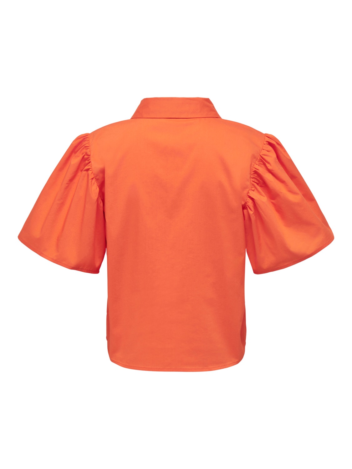 ONLY Regular Fit Shirt collar Volume sleeves Shirt -Scarlet Ibis - 15286420