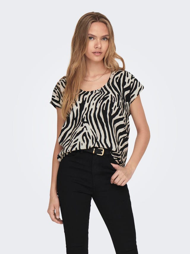 ONLY Tops Regular Fit Col rond - 15286475