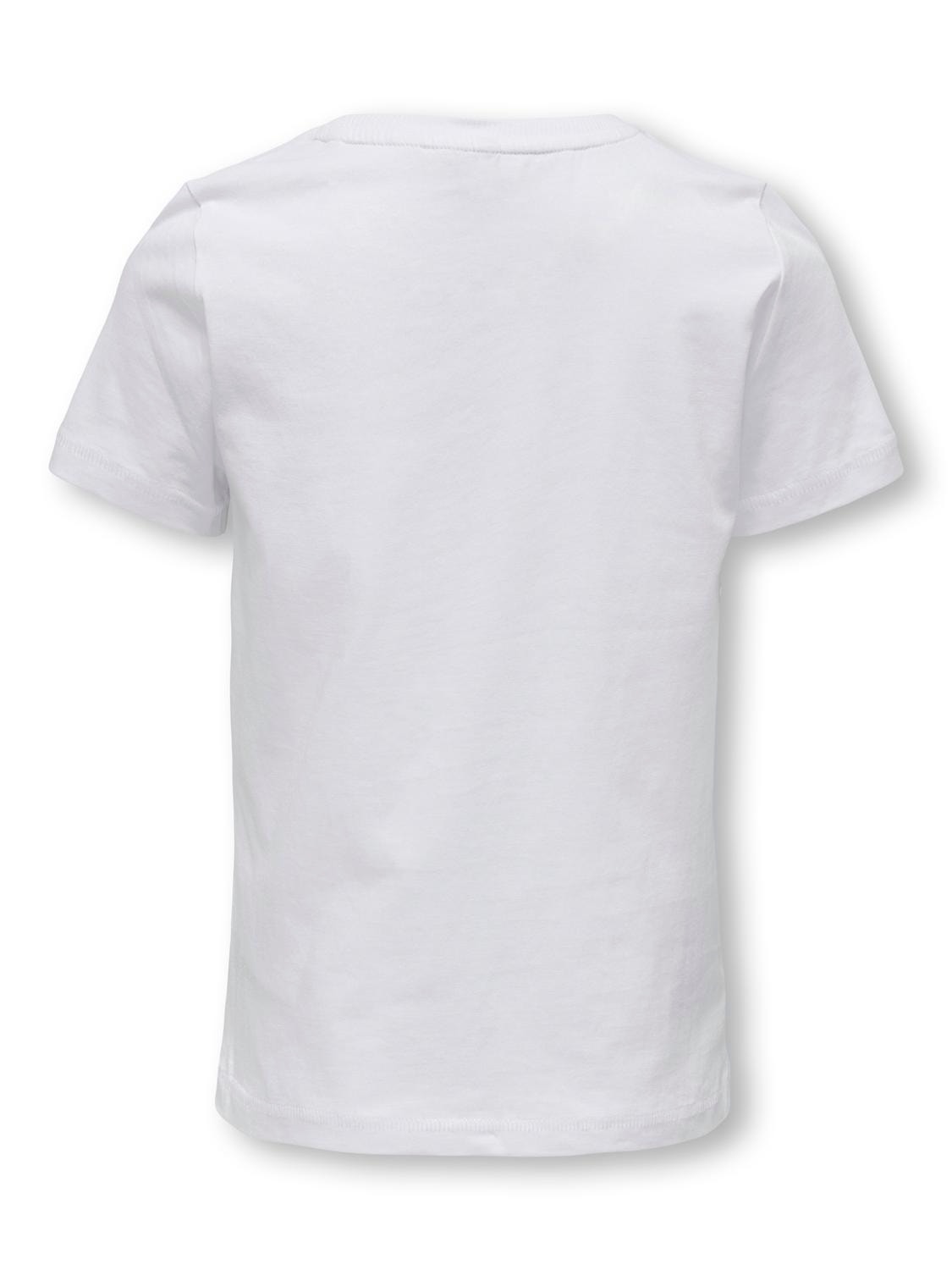 ONLY Box Fit Round Neck T-Shirt -Bright White - 15286505