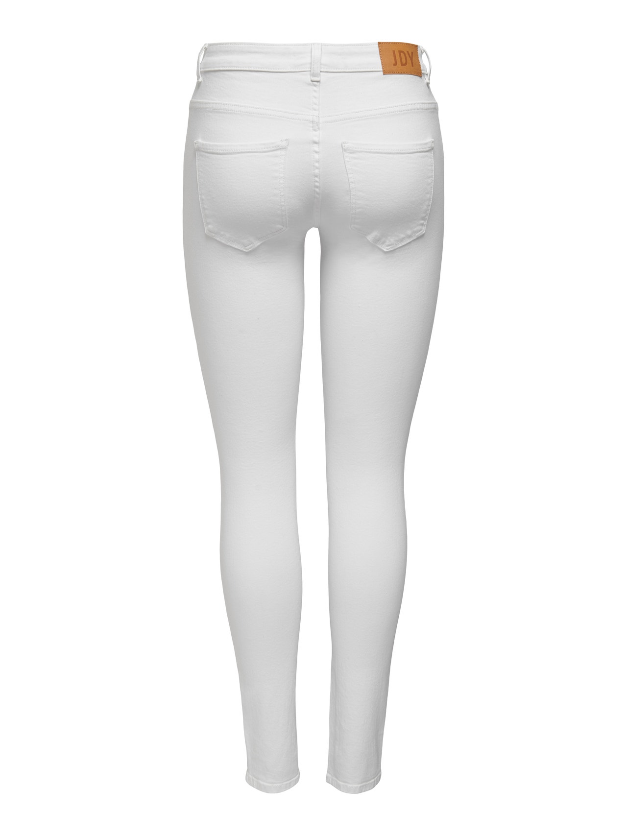 ONLY Skinny Fit Mittlere Taille Jeans -White Denim - 15286523