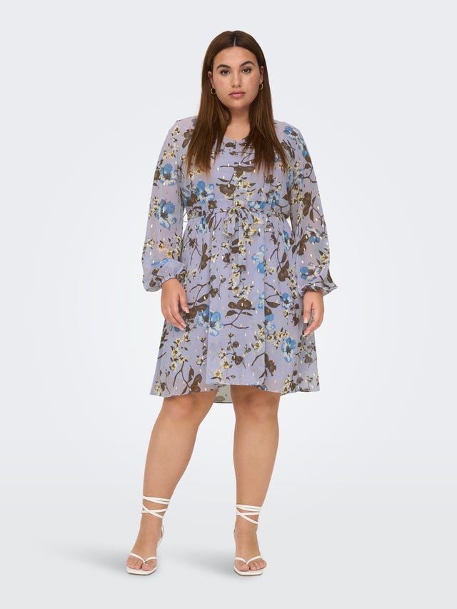 ONLY Curvy printed layered dress - 15286645