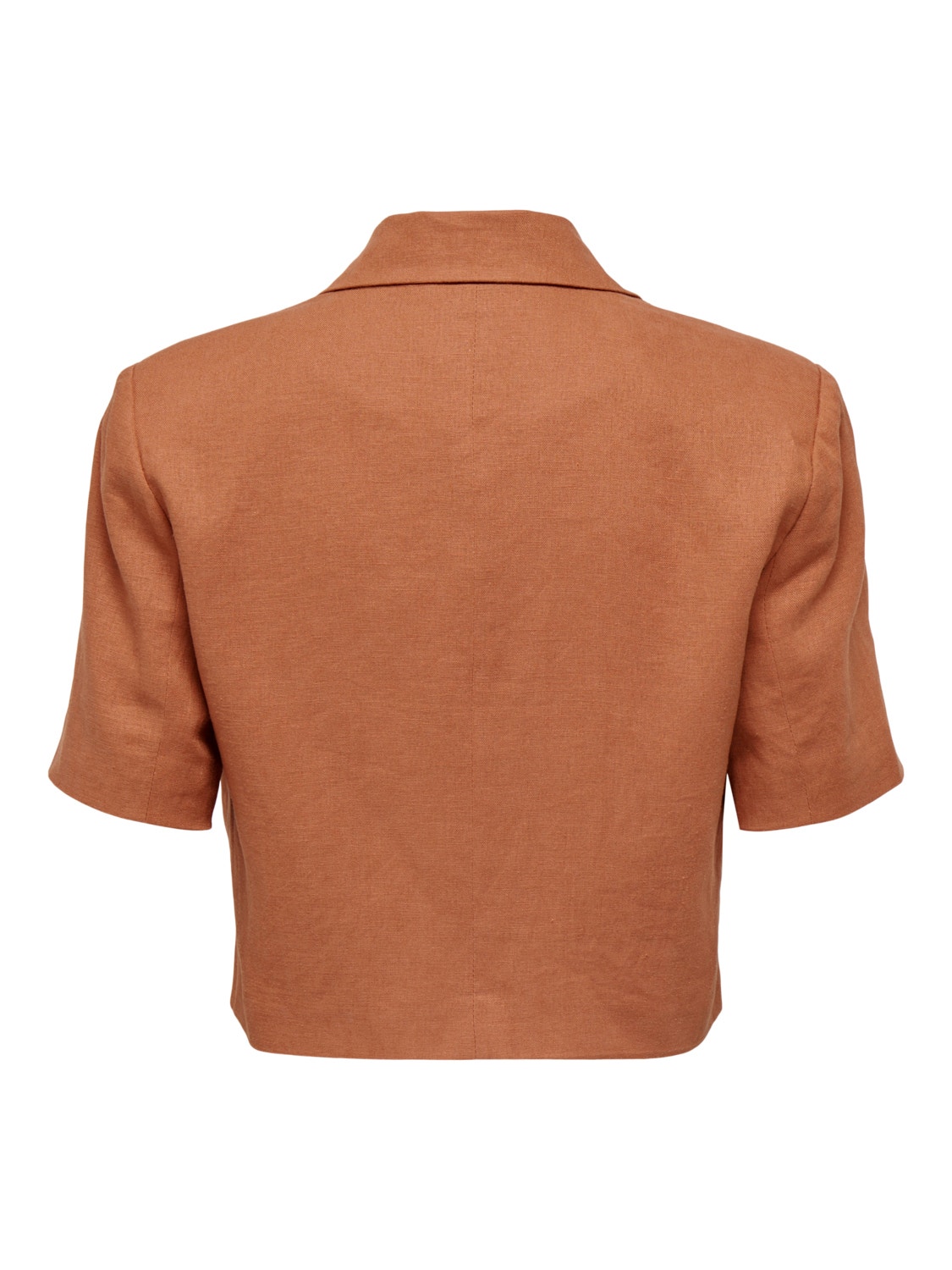 ONLY Cropped Short Sleeves Linen Blazer -Sierra - 15286866