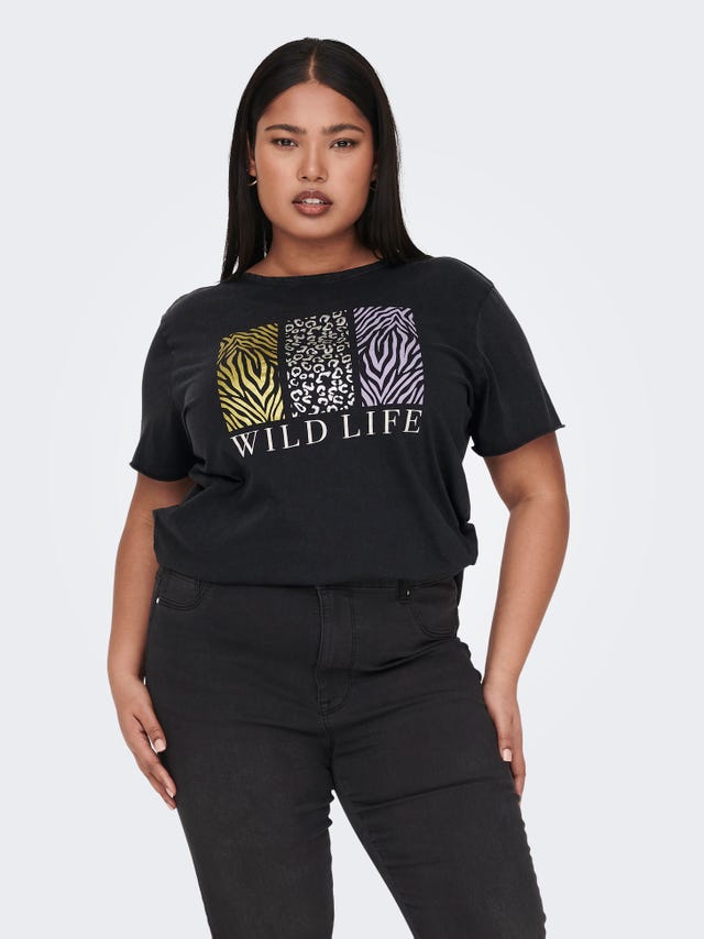 ONLY Curvy printed t-shirt - 15286980