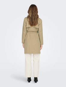ONLY Trench-coats Col à revers -Travertine - 15286981