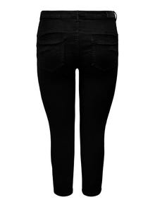 ONLY Skinny Fit Mid waist Jeans -Black - 15287098