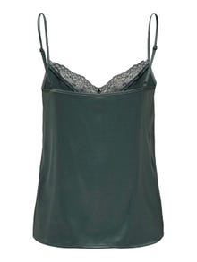 ONLY Singlet Top With Lace Details -Balsam Green - 15287104