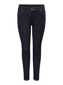 ONLY CARPower para talla grande, efecto push up Jeans skinny fit -Dark Blue Denim - 15287106
