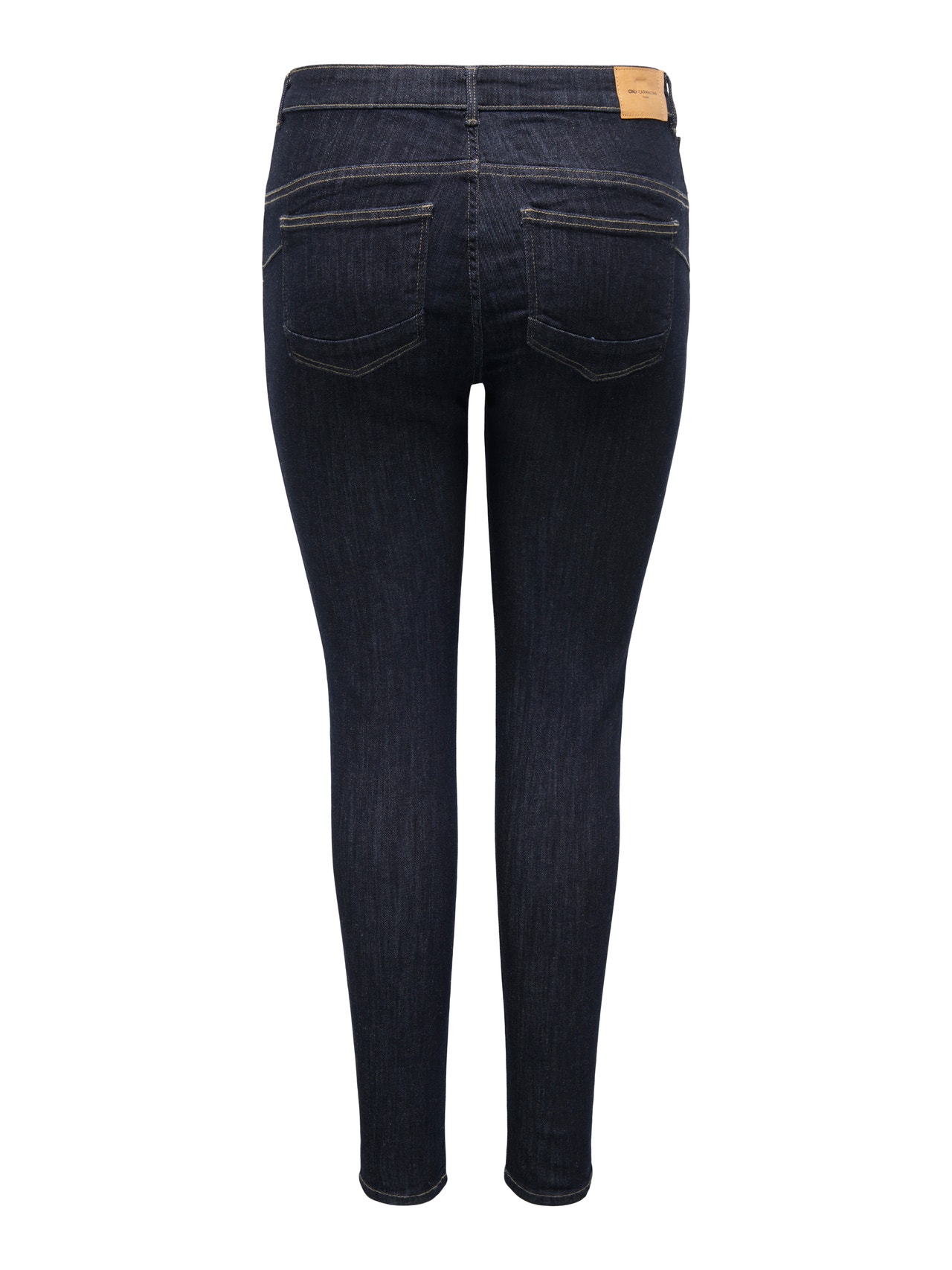 ONLY CARPower para talla grande, efecto push up Jeans skinny fit -Dark Blue Denim - 15287106